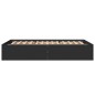 vidaXL Estructura de cama madera de ingeniería negra 120x200 cm