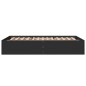 vidaXL Estructura de cama madera de ingeniería negra 135x190 cm vidaXL Estructura de cama madera de ingeniería negra 135x190 cm