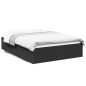 vidaXL Estructura de cama madera de ingeniería negra 140x190 cm vidaXL Estructura de cama madera de ingeniería negra 140x190 cm