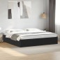 vidaXL Estructura de cama madera de ingeniería negra 180x200 cm vidaXL Estructura de cama madera de ingeniería negra 180x200 cm