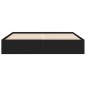 vidaXL Estructura de cama madera de ingeniería negra 180x200 cm vidaXL Estructura de cama madera de ingeniería negra 180x200 cm