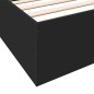 vidaXL Estructura de cama madera de ingeniería negra 180x200 cm vidaXL Estructura de cama madera de ingeniería negra 180x200 cm