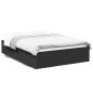 vidaXL Estructura de cama madera de ingeniería negra 140x200 cm