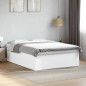 vidaXL Estructura de cama madera de ingeniería blanca 150x200 cm vidaXL Estructura de cama madera de ingeniería blanca 150x200 cm