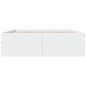 vidaXL Estructura de cama madera de ingeniería blanca 150x200 cm vidaXL Estructura de cama madera de ingeniería blanca 150x200 cm