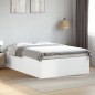 vidaXL Estructura de cama madera de ingeniería blanca 140x200 cm vidaXL Estructura de cama madera de ingeniería blanca 140x200 cm