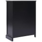 vidaXL Aparador con 10 cajones madera negro 113x30x79 cm vidaXL Aparador con 10 cajones madera negro 113x30x79 cm