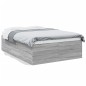 vidaXL Estructura de cama madera de ingeniería gris Sonoma 120x200 cm vidaXL Estructura de cama madera de ingeniería gris Sonoma 120x200 cm