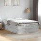 vidaXL Estructura de cama madera de ingeniería gris Sonoma 120x200 cm vidaXL Estructura de cama madera de ingeniería gris Sonoma 120x200 cm
