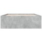 vidaXL Estructura de cama madera de ingeniería gris hormigón 140x190cm vidaXL Estructura de cama madera de ingeniería gris hormigón 140x190cm