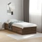 vidaXL Estructura de cama madera de ingeniería roble marrón 90x200 cm vidaXL Estructura de cama madera de ingeniería roble marrón 90x200 cm