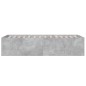 vidaXL Estructura de cama madera de ingeniería gris hormigón 90x190 cm vidaXL Estructura de cama madera de ingeniería gris hormigón 90x190 cm