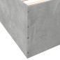 vidaXL Estructura de cama madera de ingeniería gris hormigón 90x190 cm vidaXL Estructura de cama madera de ingeniería gris hormigón 90x190 cm
