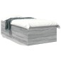 vidaXL Estructura de cama madera de ingeniería gris Sonoma 90x190 cm vidaXL Estructura de cama madera de ingeniería gris Sonoma 90x190 cm