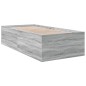 vidaXL Estructura de cama madera de ingeniería gris Sonoma 90x190 cm vidaXL Estructura de cama madera de ingeniería gris Sonoma 90x190 cm