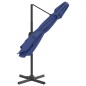 vidaXL Sombrilla colgante de doble techo azul celeste 400x300 cm vidaXL Sombrilla colgante de doble techo azul celeste 400x300 cm