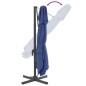 vidaXL Sombrilla colgante de doble techo azul celeste 400x300 cm vidaXL Sombrilla colgante de doble techo azul celeste 400x300 cm