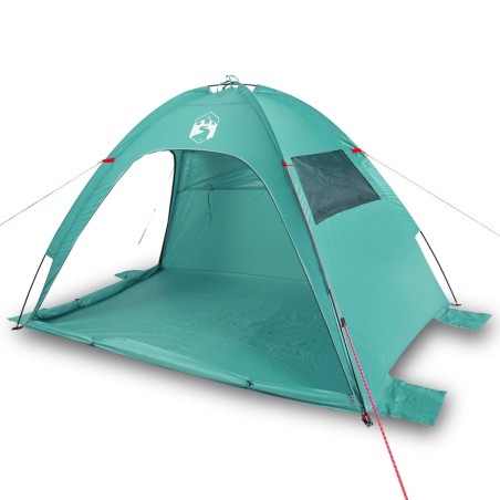 vidaXL Tienda de playa impermeable verde agua