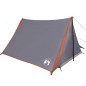 vidaXL Tienda de campaña para 2 personas impermeable gris y naranja vidaXL Tienda de campaña para 2 personas impermeable gris y naranja