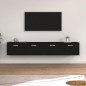 vidaXL Armarios de pared 2 uds contrachapada negro 100x36,5x35 cm vidaXL Armarios de pared 2 uds contrachapada negro 100x36,5x35 cm