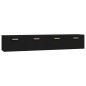 vidaXL Armarios de pared 2 uds contrachapada negro 100x36,5x35 cm vidaXL Armarios de pared 2 uds contrachapada negro 100x36,5x35 cm