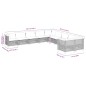 vidaXL Set de sofás de jardín 10 pzas cojines ratán sintético negro vidaXL Set de sofás de jardín 10 pzas cojines ratán sintético negro