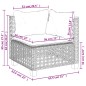 vidaXL Set de sofás de jardín 11 pzas y cojines ratán sintético negro vidaXL Set de sofás de jardín 11 pzas y cojines ratán sintético negro
