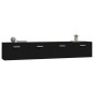vidaXL Armarios de pared 2 uds contrachapada negro 100x36,5x35 cm vidaXL Armarios de pared 2 uds contrachapada negro 100x36,5x35 cm