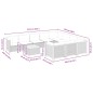 vidaXL Set de sofás de jardín 11 pzas y cojines ratán sintético gris vidaXL Set de sofás de jardín 11 pzas y cojines ratán sintético gris
