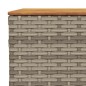 vidaXL Set de sofás de jardín 10 pzas con cojines ratán sintético gris vidaXL Set de sofás de jardín 10 pzas con cojines ratán sintético gris