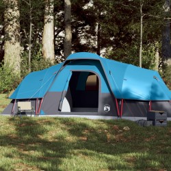vidaXL Tienda de campaña familiar iglú 11 personas impermeable azul