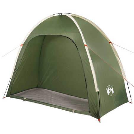 vidaXL Tienda de almacenamiento impermeable verde