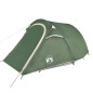 vidaXL Tienda de campaña túnel para 3 personas impermeable verde
