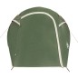 vidaXL Tienda de campaña túnel para 3 personas impermeable verde