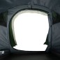 vidaXL Tienda de campaña túnel para 3 personas impermeable verde
