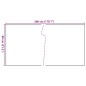 vidaXL Toldo para balcón ratán sintético gris antracita 300x80 cm