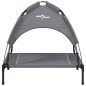 vidaXL Cama para perros con dosel antracita tela oxford y acero vidaXL Cama para perros con dosel antracita tela oxford y acero