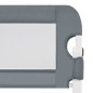 vidaXL Barandilla de seguridad cama de niño poliéster gris 102x42 cm vidaXL Barandilla de seguridad cama de niño poliéster gris 102x42 cm