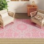 vidaXL Alfombra de exterior PP rosa 140x200 cm vidaXL Alfombra de exterior PP rosa 140x200 cm