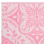 vidaXL Alfombra de exterior PP rosa 140x200 cm vidaXL Alfombra de exterior PP rosa 140x200 cm