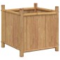 vidaXL Jardinera de bambú 50x50x50 cm vidaXL Jardinera de bambú 50x50x50 cm
