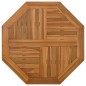 vidaXL Tablero de mesa octogonal de madera maciza de teca 80x80x2,5 cm vidaXL Tablero de mesa octogonal de madera maciza de teca 80x80x2,5 cm