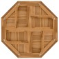 vidaXL Tablero de mesa octogonal de madera maciza de teca 80x80x2,5 cm vidaXL Tablero de mesa octogonal de madera maciza de teca 80x80x2,5 cm