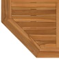 vidaXL Tablero de mesa octogonal de madera maciza de teca 80x80x2,5 cm vidaXL Tablero de mesa octogonal de madera maciza de teca 80x80x2,5 cm