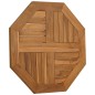 vidaXL Tablero de mesa octogonal de madera maciza de teca 60x60x2,5 cm vidaXL Tablero de mesa octogonal de madera maciza de teca 60x60x2,5 cm