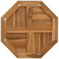 vidaXL Tablero de mesa octogonal de madera maciza de teca 60x60x2,5 cm vidaXL Tablero de mesa octogonal de madera maciza de teca 60x60x2,5 cm