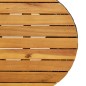 vidaXL Mesa de jardín forma de tambor ratán sintético y madera negro vidaXL Mesa de jardín forma de tambor ratán sintético y madera negro