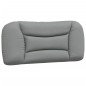vidaXL Cama con colchón tela gris claro 80x200 cm