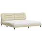 vidaXL Camacon colchón tela color crema 200x200 cm vidaXL Camacon colchón tela color crema 200x200 cm