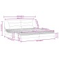 vidaXL Camacon colchón tela color crema 200x200 cm vidaXL Camacon colchón tela color crema 200x200 cm